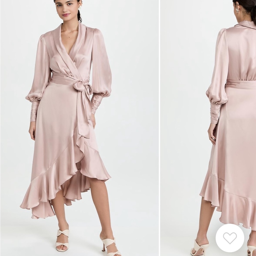Zimmerman Silk Wrap Dress